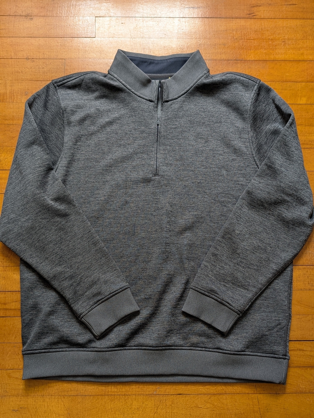 Under Armour Men's Charcoal Gray Half-Zip Pullover